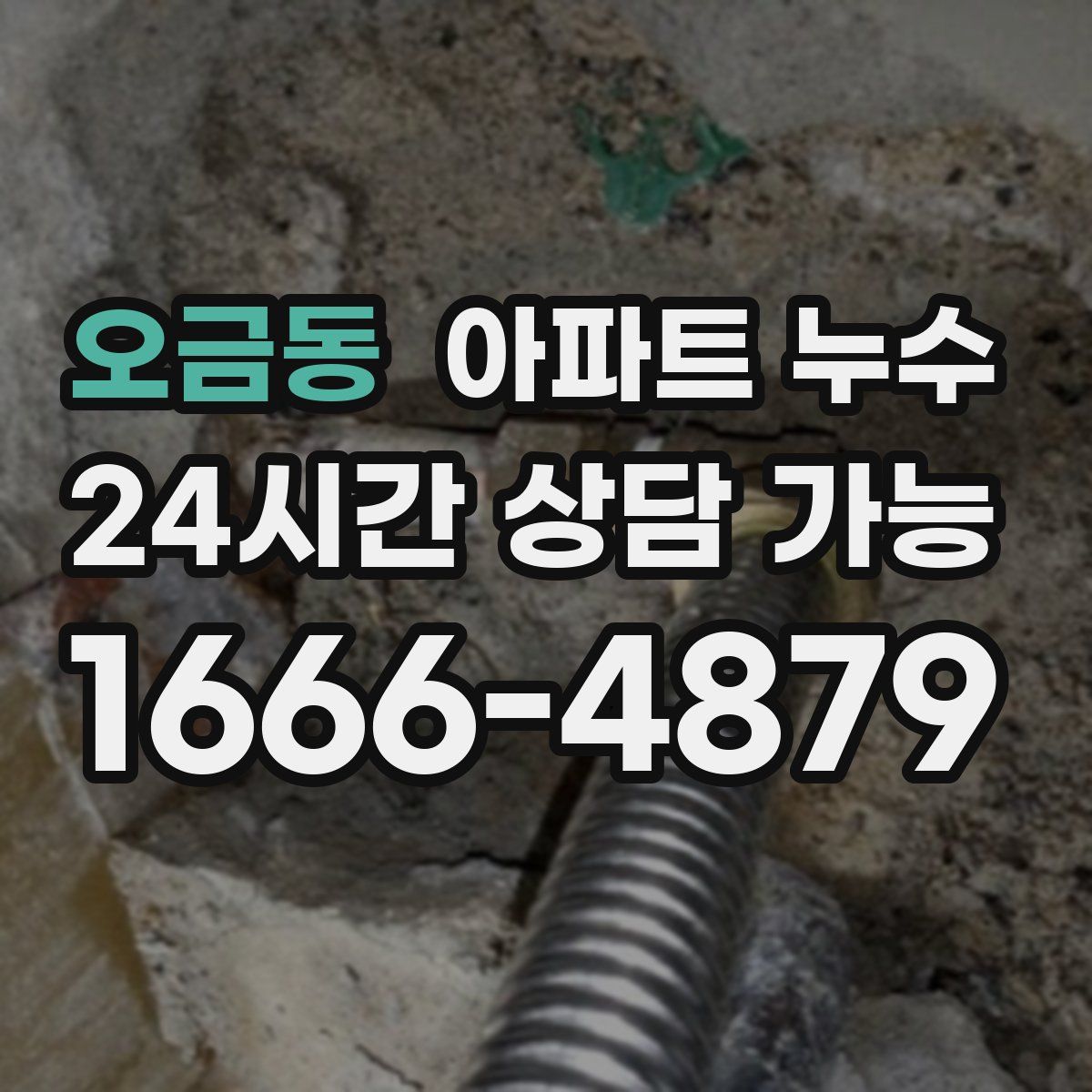 오금동 아파트 누수탐지