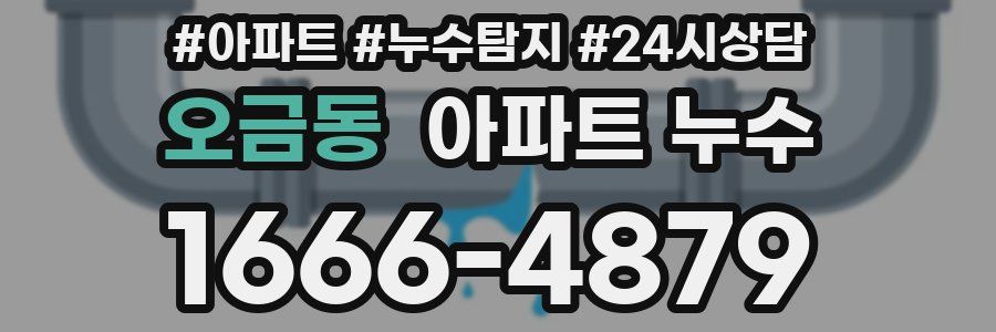 오금동 누수탐지