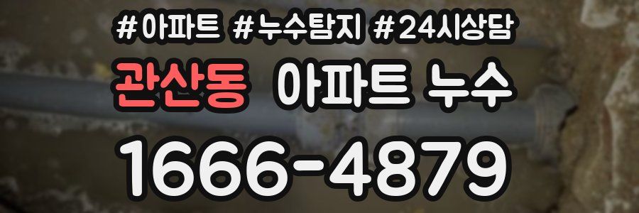 관산동 누수탐지