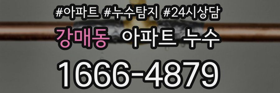 강매동 누수탐지