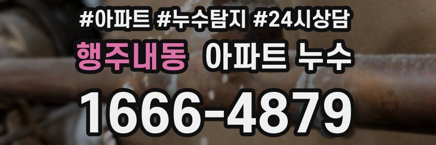 행주내동 누수탐지