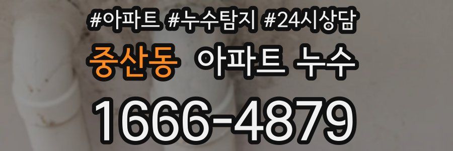 중산동 누수탐지