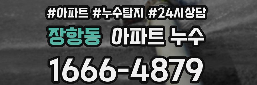 장항동 누수탐지