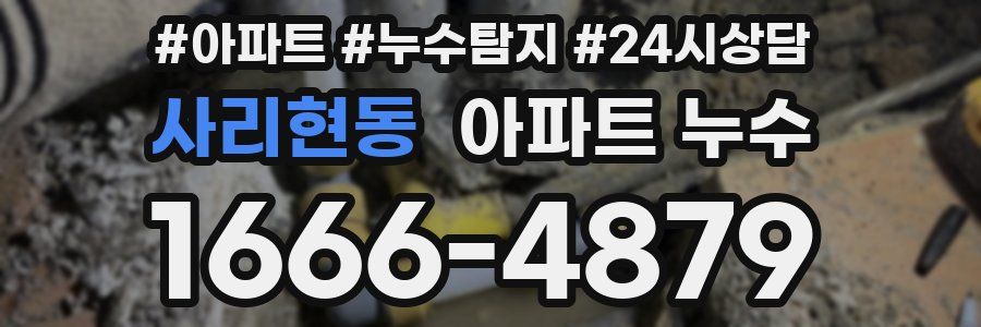 사리현동 누수탐지