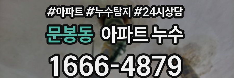 문봉동 누수탐지