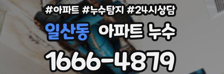 일산동 누수탐지