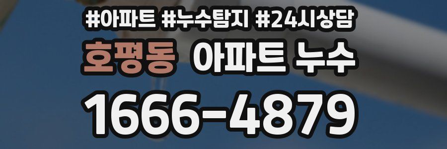 호평동 누수탐지