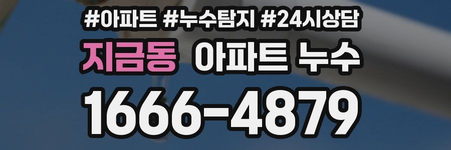 지금동 누수탐지