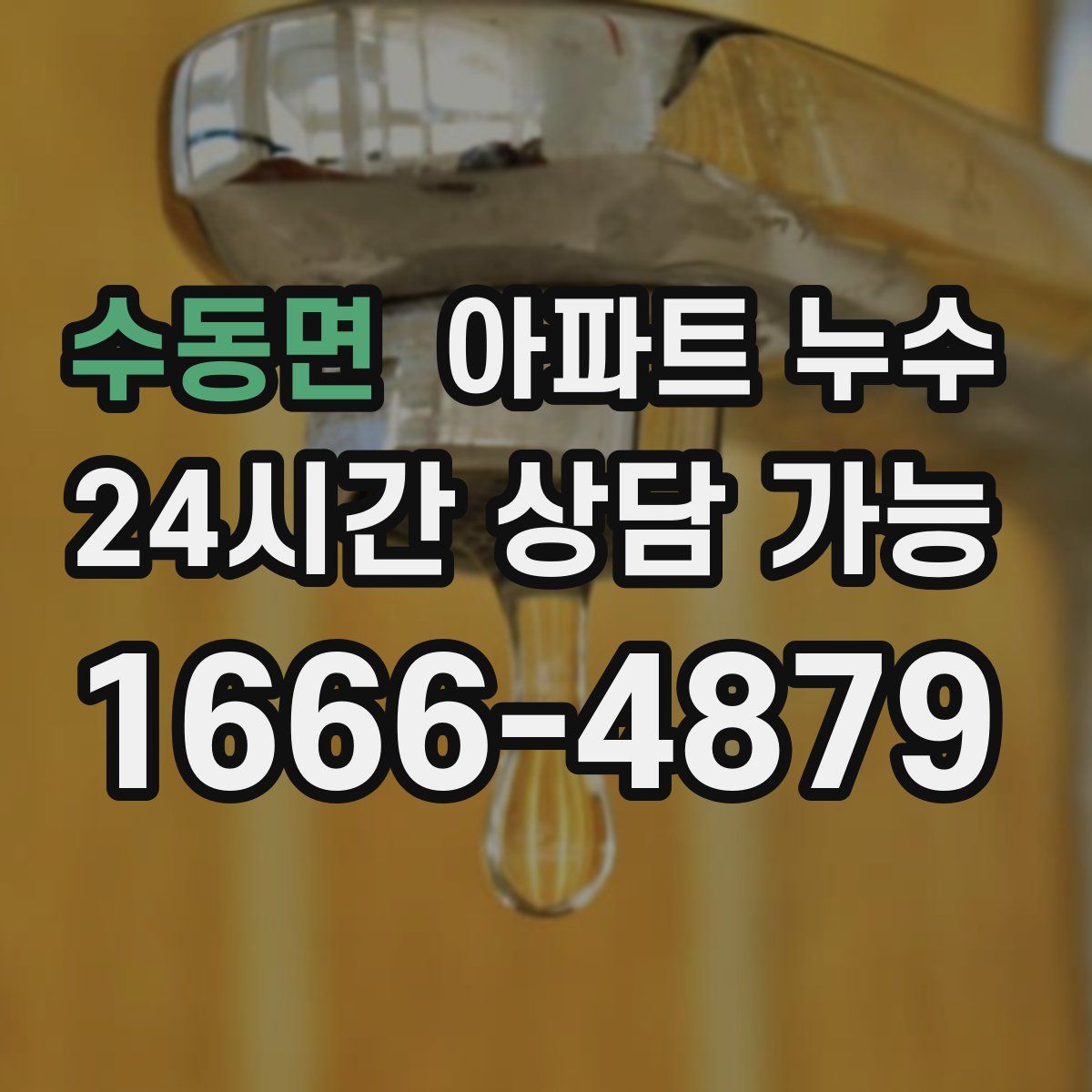 수동면 아파트 누수탐지