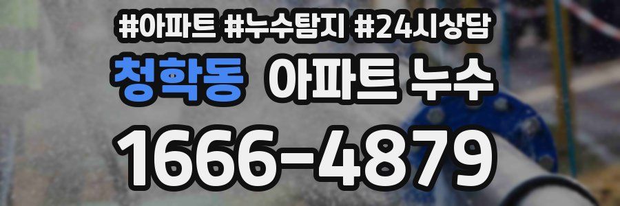 청학동 누수탐지