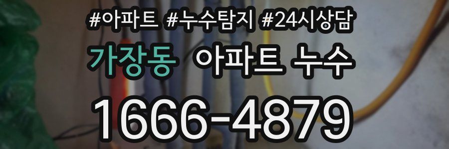 가장동 누수탐지