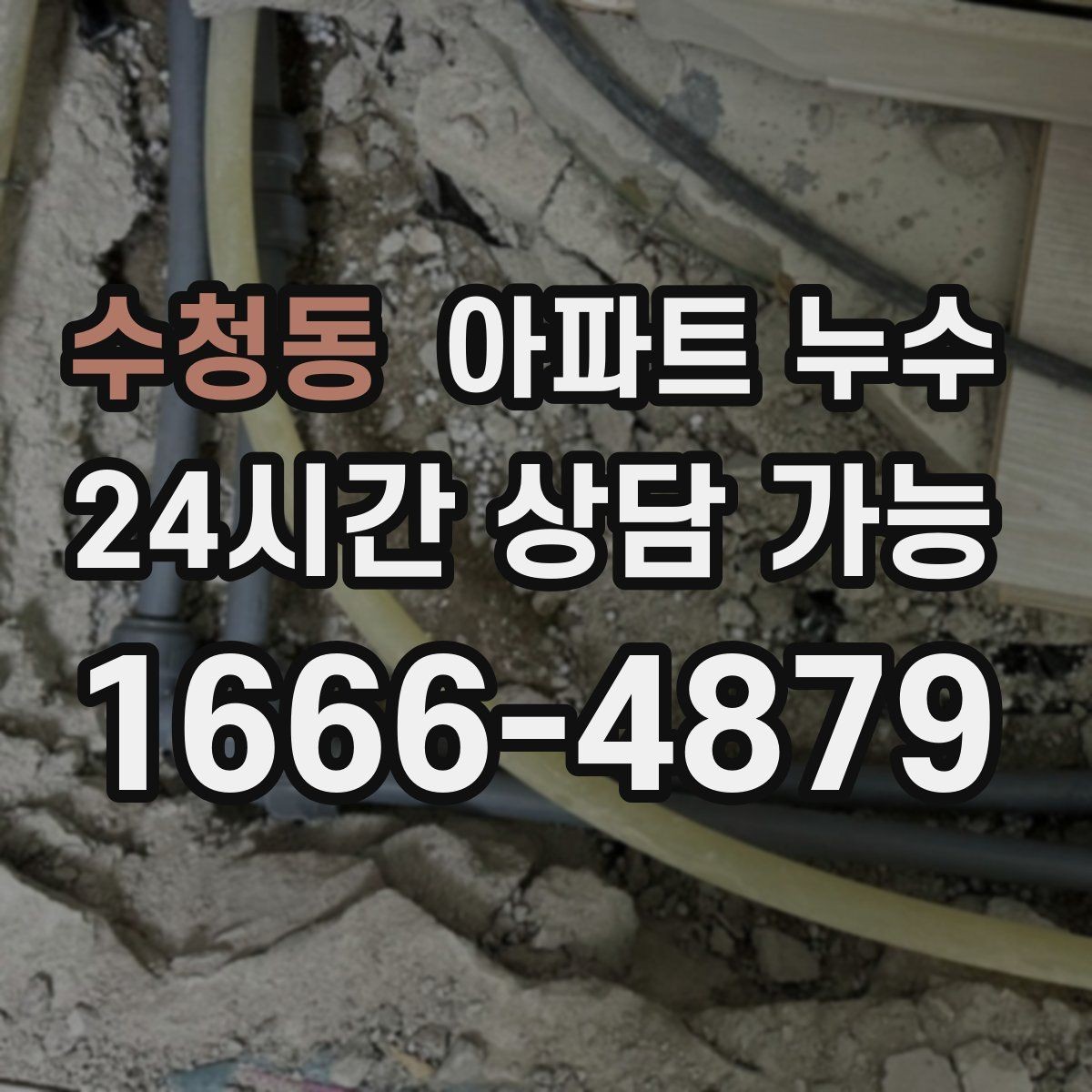 수청동 아파트 누수 특정 구역만 계속 젖는 이유