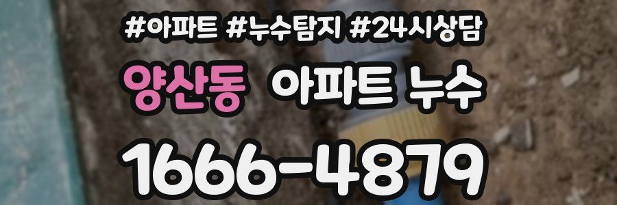 양산동 누수탐지