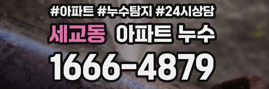 세교동 누수탐지