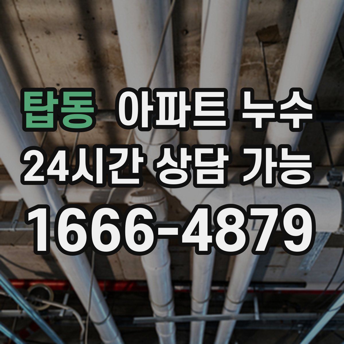 탑동 아파트 누수탐지