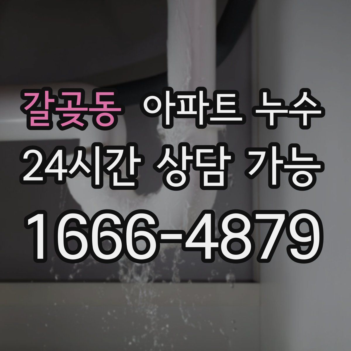 갈곶동 아파트 누수탐지