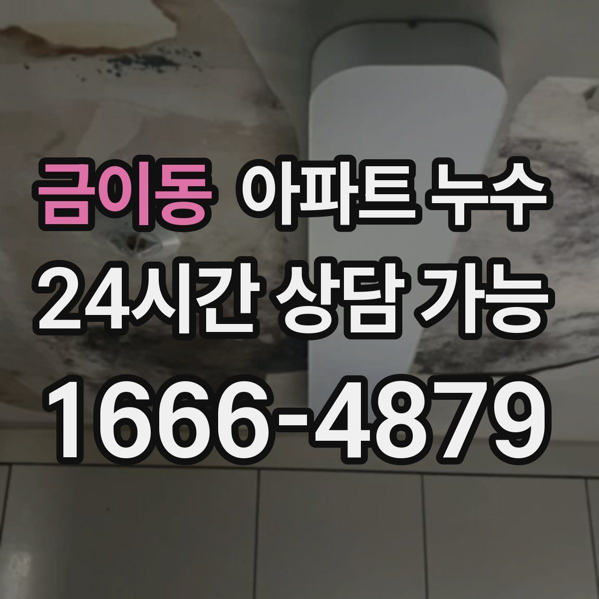 금이동 아파트 누수탐지