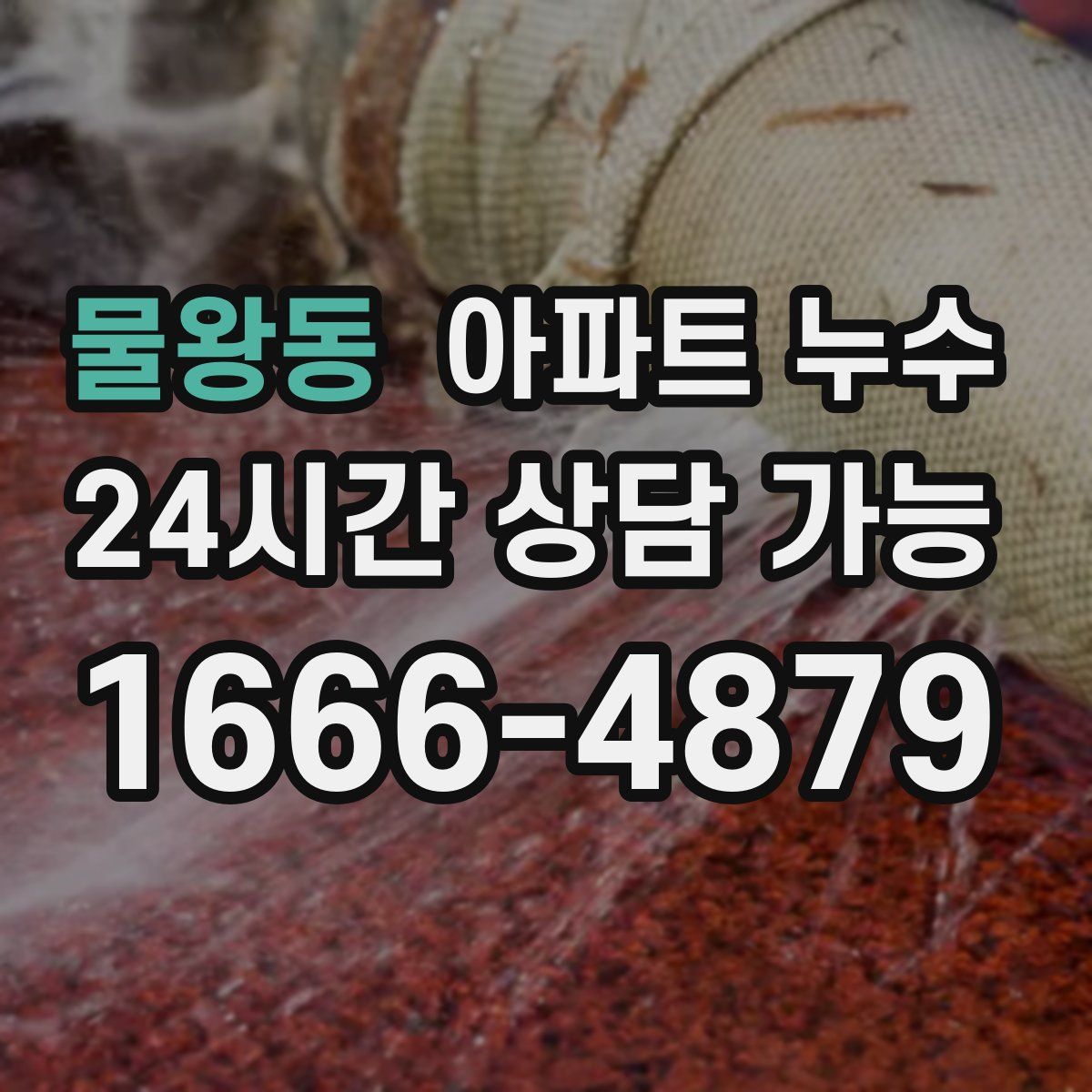 물왕동 아파트 누수탐지