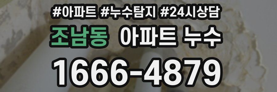 조남동 누수탐지