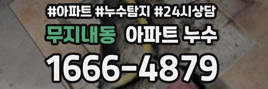 무지내동 누수탐지