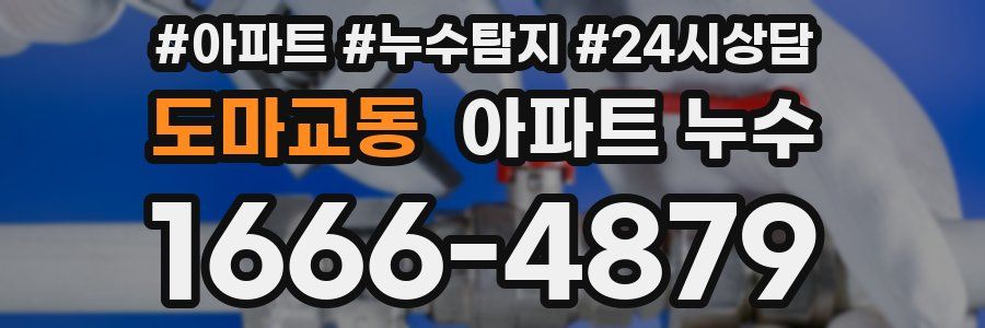 도마교동 누수탐지