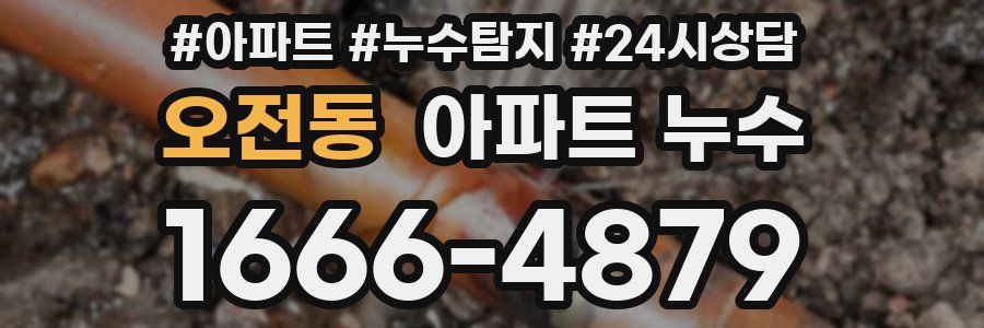 오전동 누수탐지