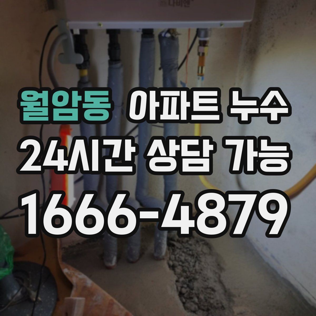 월암동 아파트 누수 세탁기 뒤쪽 벽이 젖을 때 점검