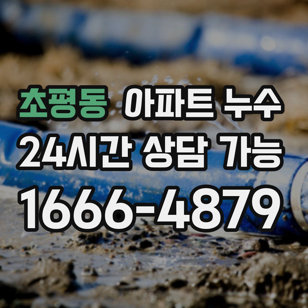 초평동 아파트 누수탐지