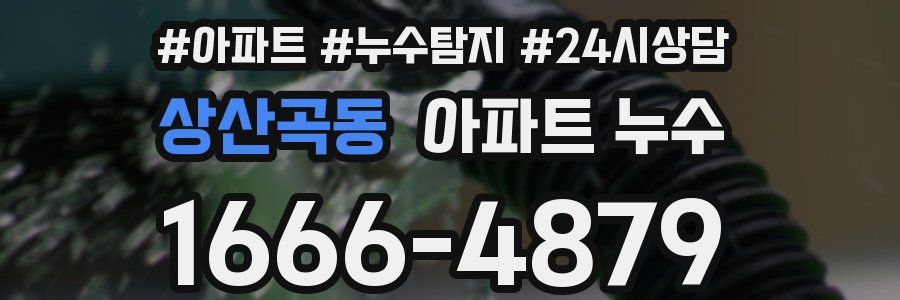 상산곡동 누수탐지