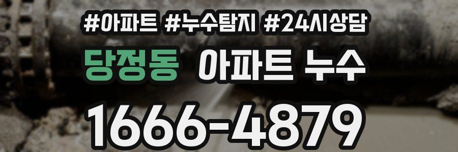 당정동 누수탐지