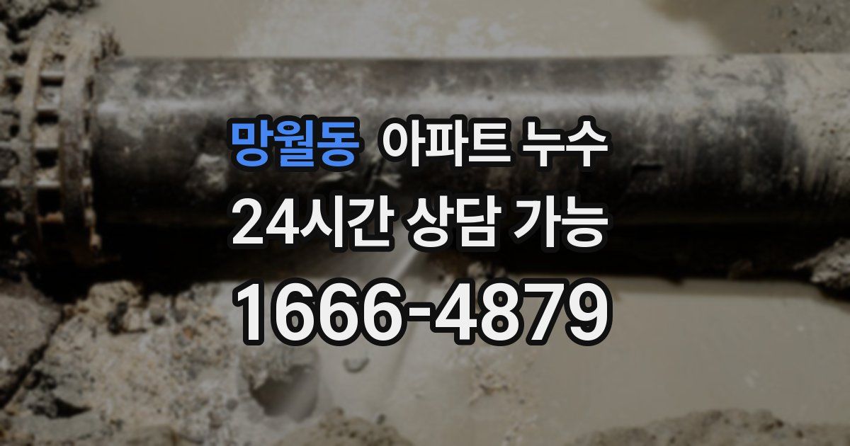 망월동 아파트 누수