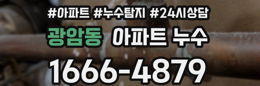 광암동 누수탐지