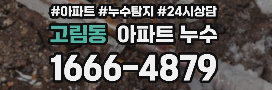 고림동 누수탐지