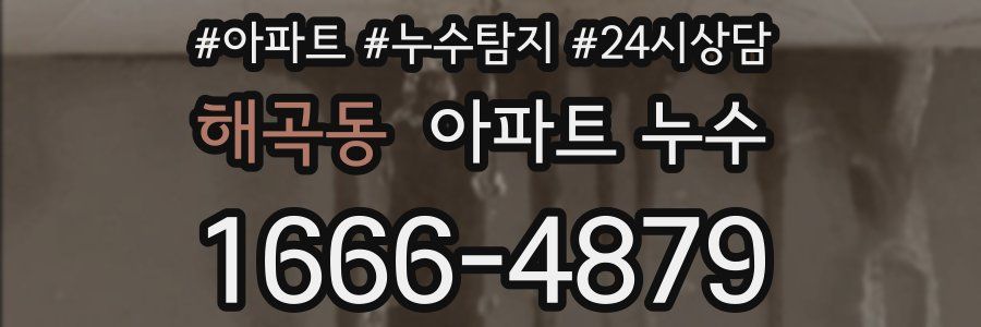 해곡동 누수탐지