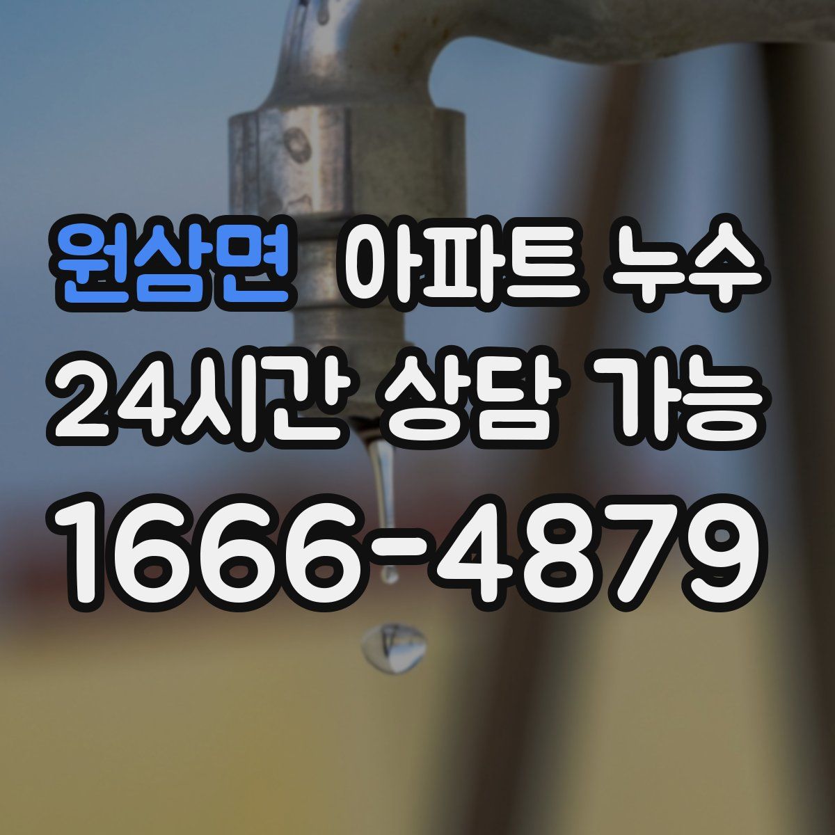 원삼면 아파트 누수탐지