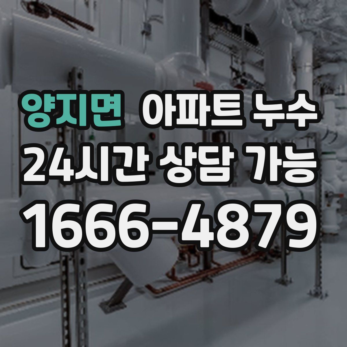 양지면 아파트 누수탐지
