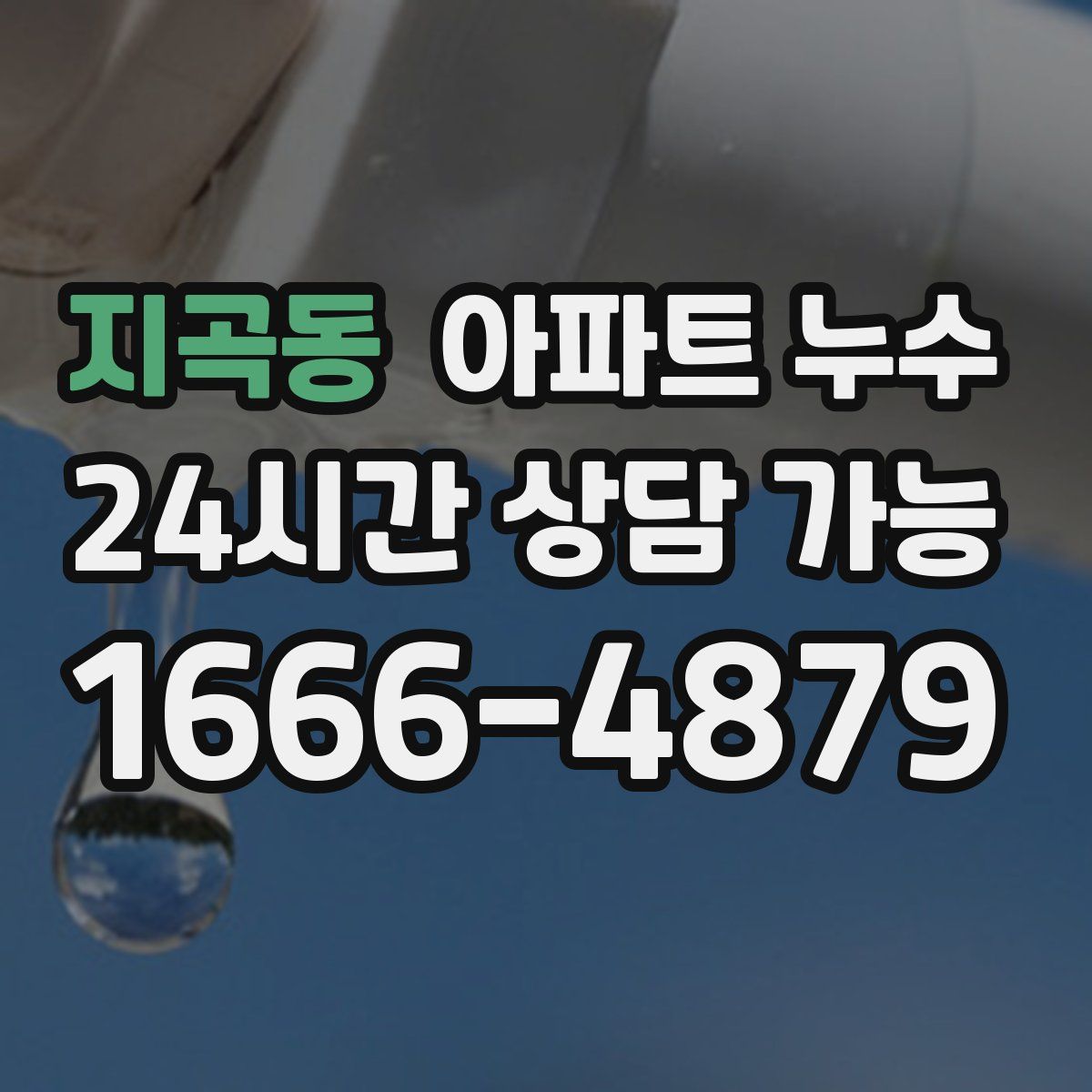 지곡동 아파트 누수탐지