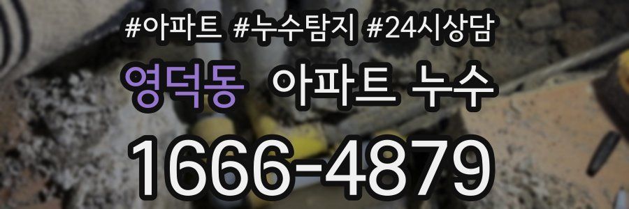 영덕동 누수탐지