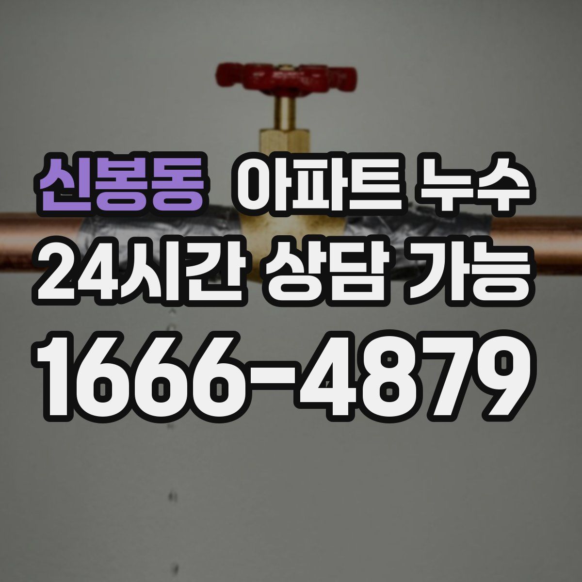 신봉동 아파트 누수탐지