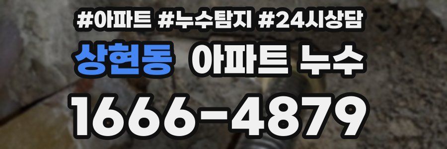 상현동 누수탐지