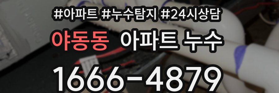 야동동 누수탐지