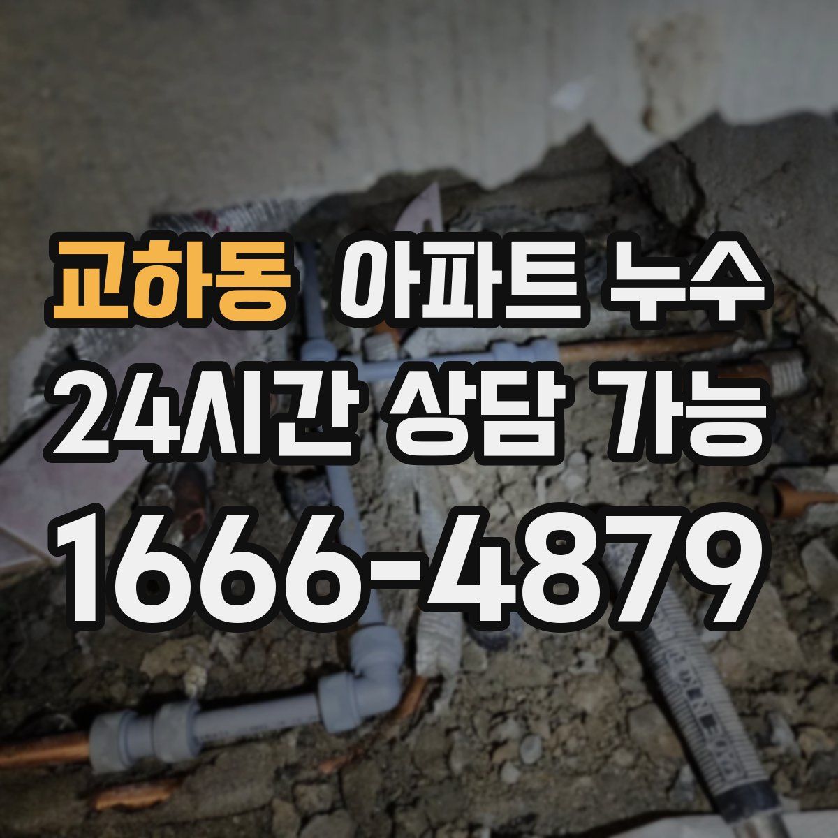 교하동 아파트 누수탐지