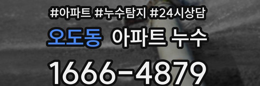 오도동 누수탐지