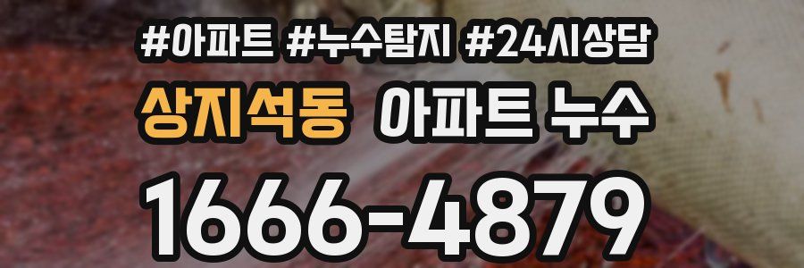 상지석동 누수탐지