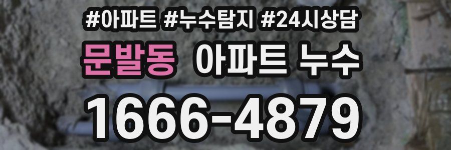 문발동 누수탐지