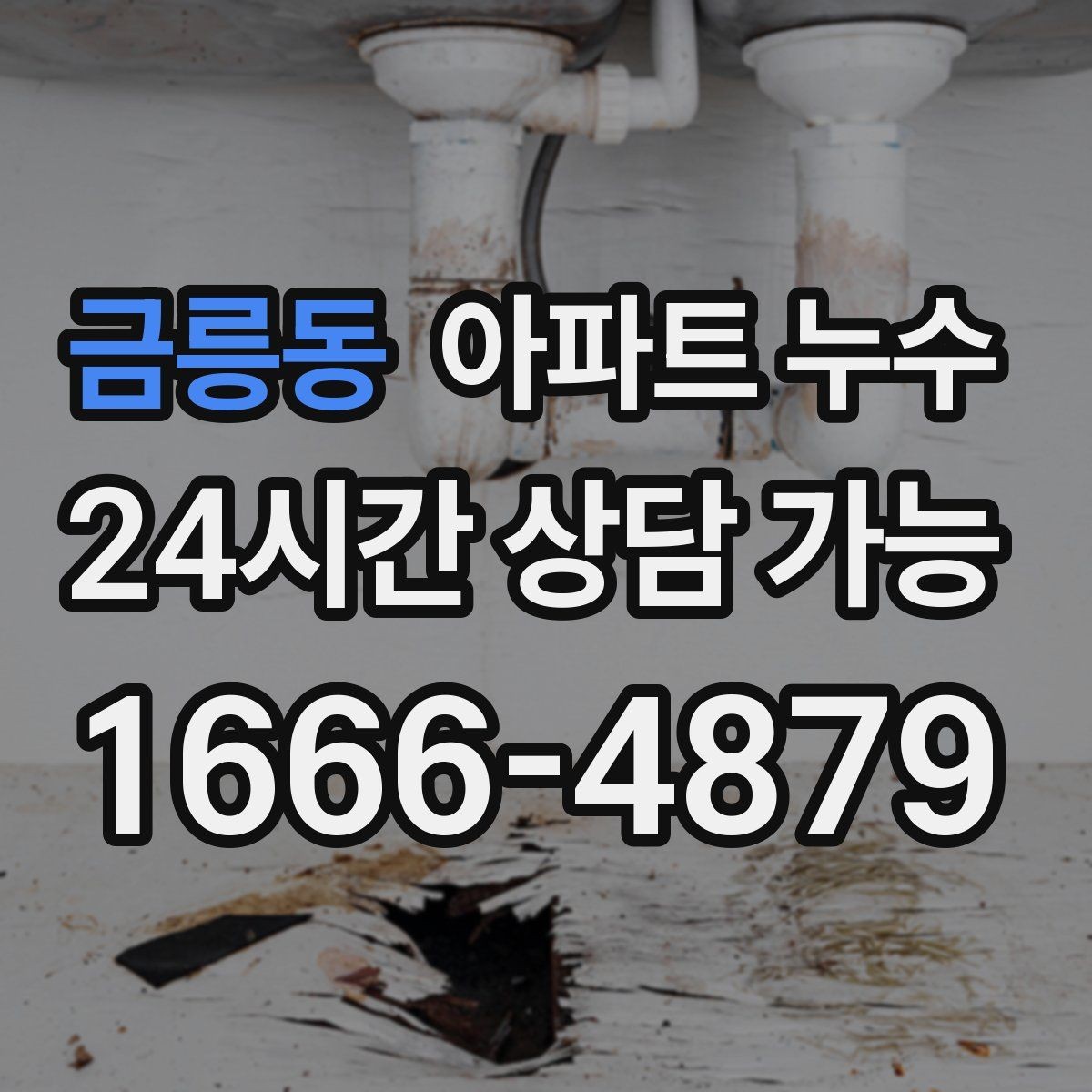 금릉동 아파트 누수 주말에 갑자기 발견했을 때 먼저 해야 할 점검 순서