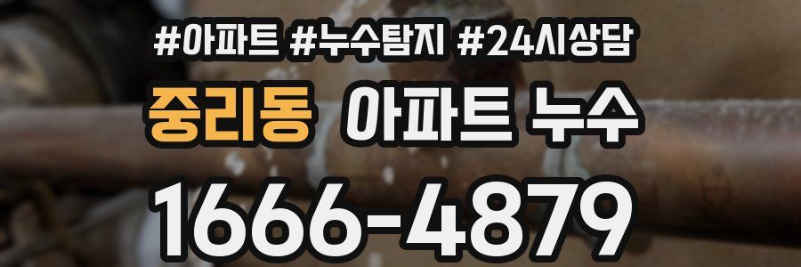 중리동 누수탐지