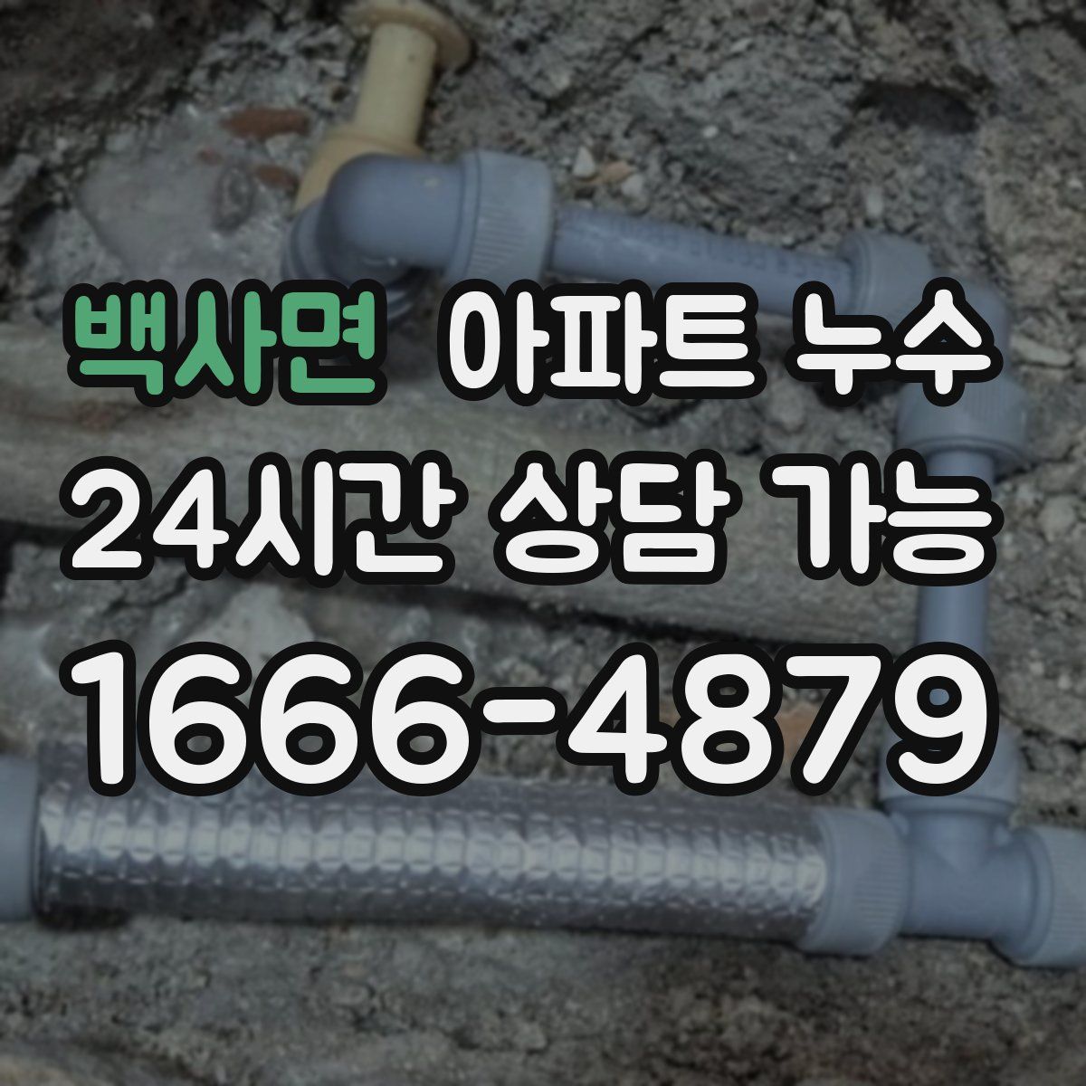 백사면 아파트 누수탐지