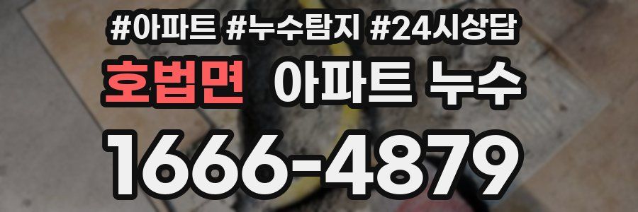 호법면 누수탐지