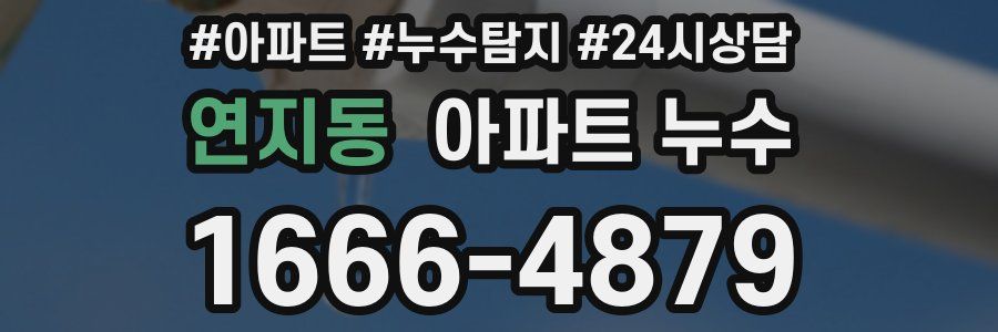 연지동 누수탐지